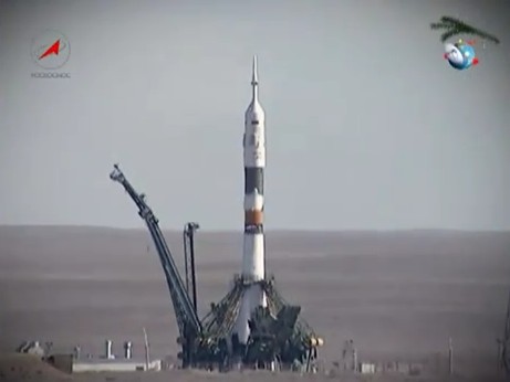 Старт Союз ТМА 18. Фото из видеоролика