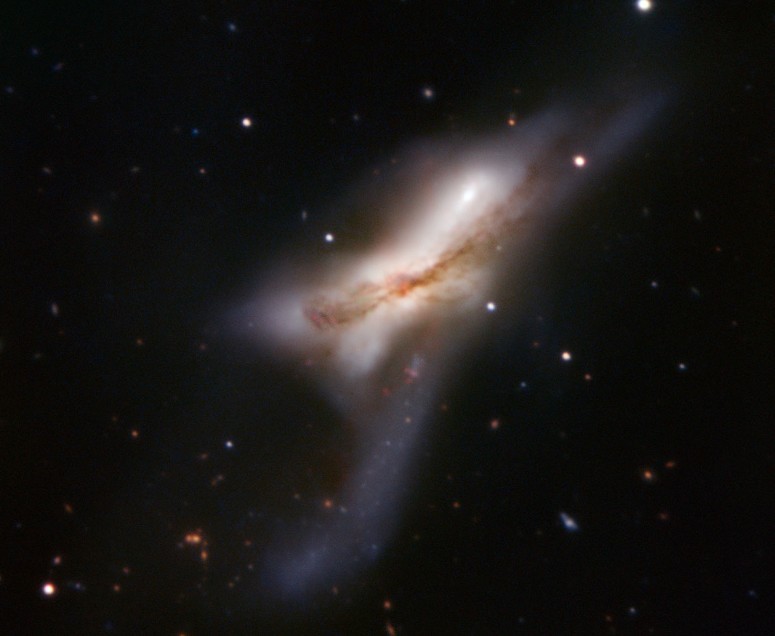 NGC 520. Фото ESO