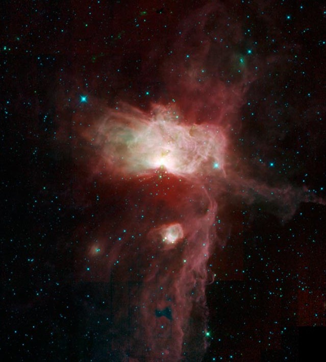 Туманность NGC 2023. Фото NASA/JPL-Caltech/WISE Team