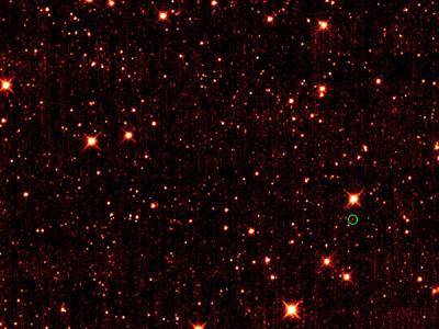 Снимок 2010 TK7, сделанный WISE в октябре 2010 года на длине волны в 4,6 мкм (иллюстрация НАСА / JPL-Caltech / UCLA) 