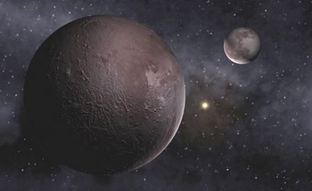 Плутон и Харон. Иллюстрация NASA