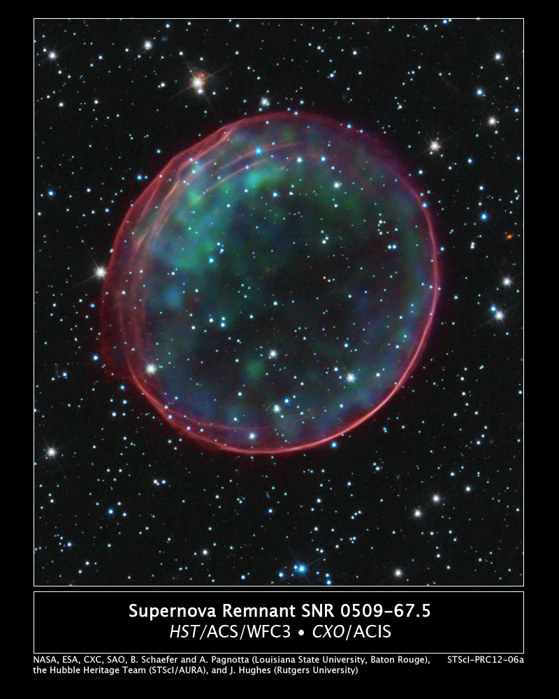 Фото: NASA, ESA, CXC, SAO, the Hubble Heritage Team (STScI/AURA), J. Hughes (Rutgers University). 