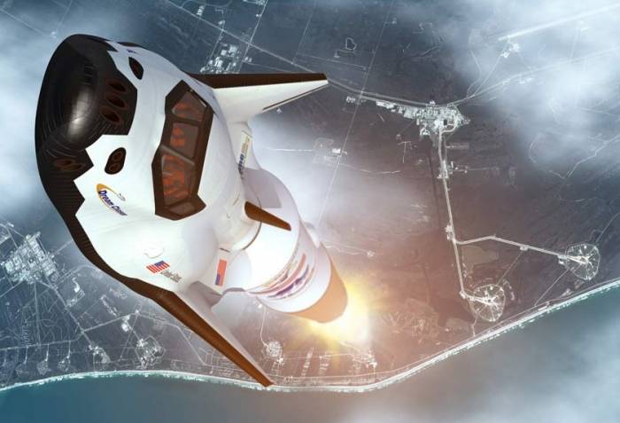Запуск Dream Chaser при помощи ракеты-носителя Atlas V