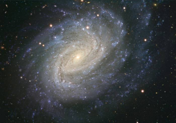  Спиральная галактика NGC 1187. Фото ESO