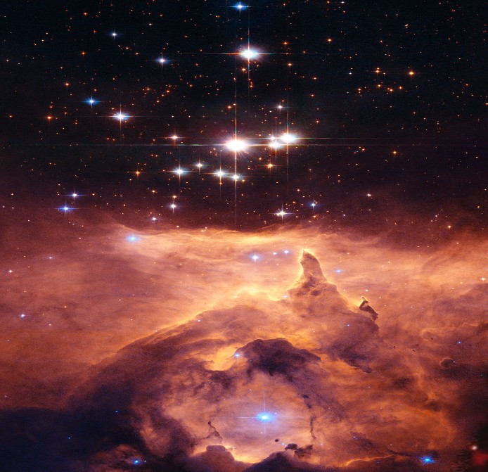 Эмиссионная туманность NGC 6357.