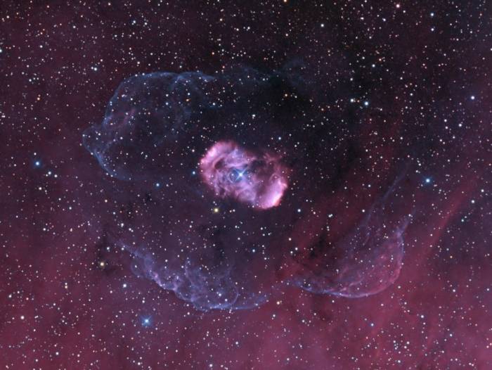Эмиссионная туманность NGC 6164. 