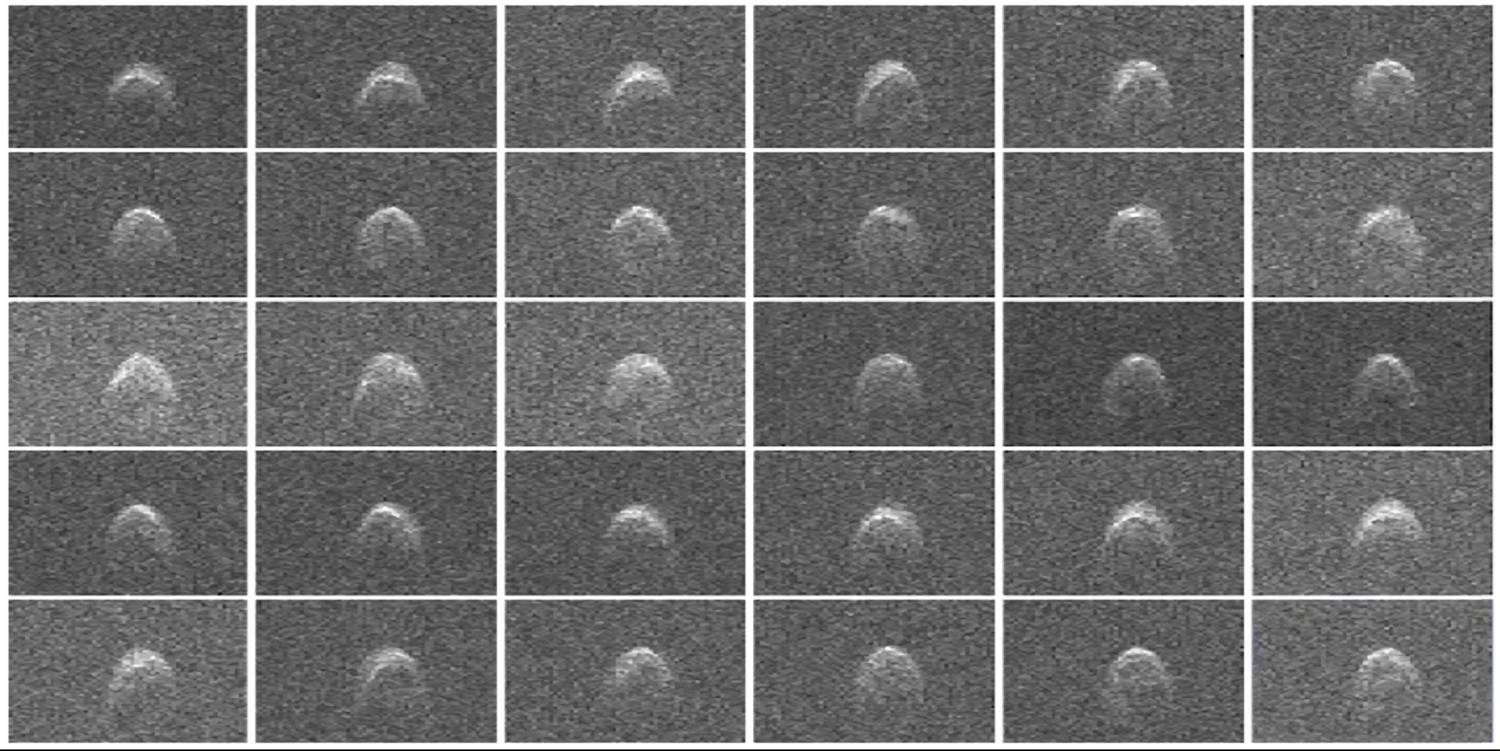 Радиоснимки астероида 2005 WK4