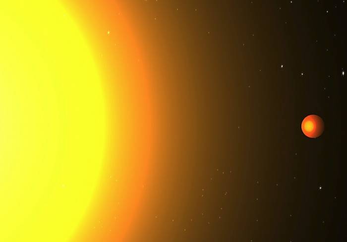 Экзопланета Kepler 78b глазами художника.