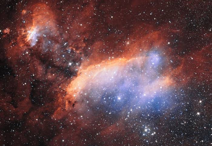 Туманность Креветка (IC 4628)