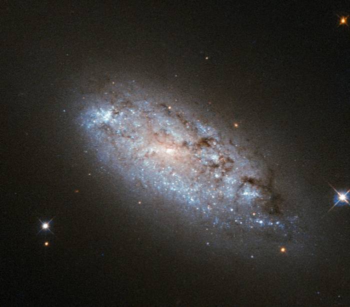 Спиральная галактика NGC 949. 