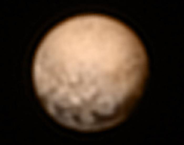 Плутон в цвете. Снимок сделан 3 июля обзорной камерой «Ralph». 