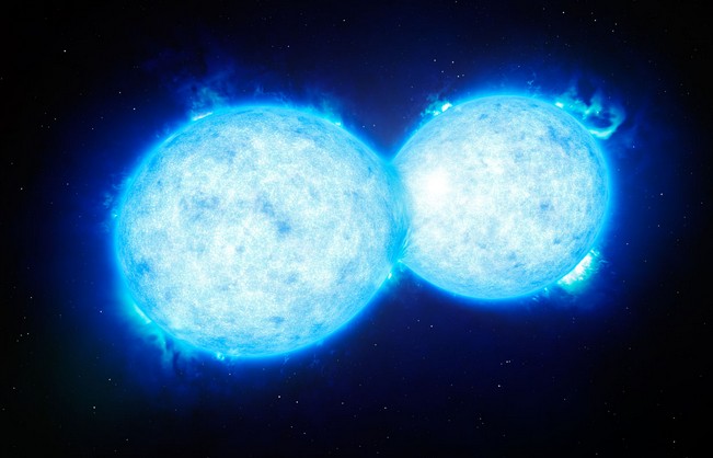 Система двух звезд VFTS 352.