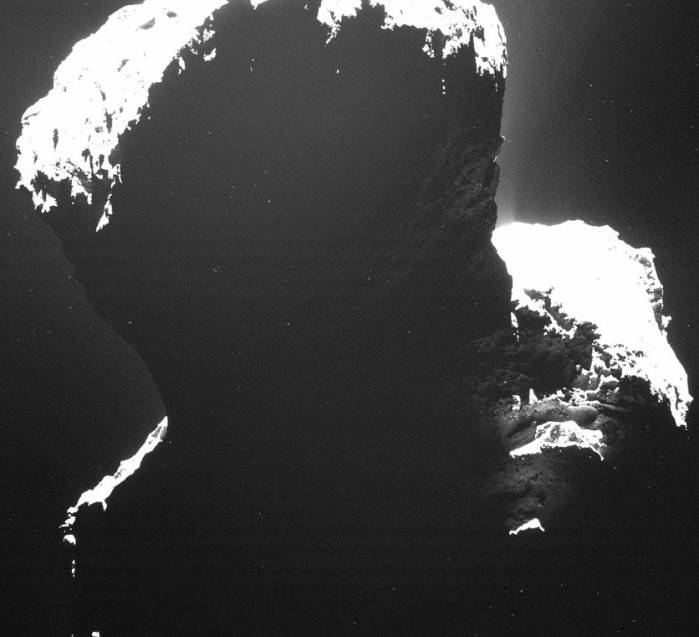 «Темная сторона» кометы 67Р/Чурюмова-Герасименко. 