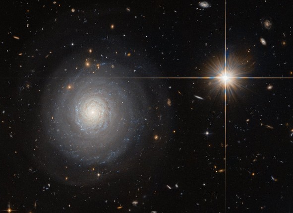 Спиральная галактика MCG + 07-33-027.