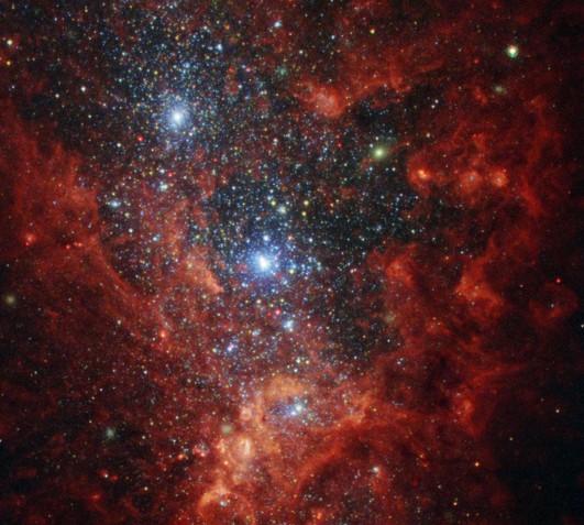 Карликовая галактика NGC 1569.