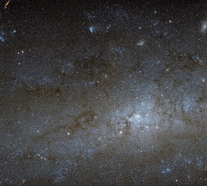 Центральная часть галактики NGC 247.