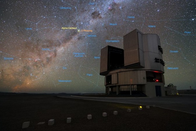 Очень Большой Телескоп ESO (VLT).