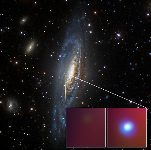 «Сверхновая – хамелеон» SN 2014C в галактике NGC 7331.