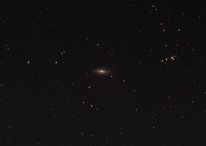 Реалистичное отображение галактики «Сомбреро» Мессье 104