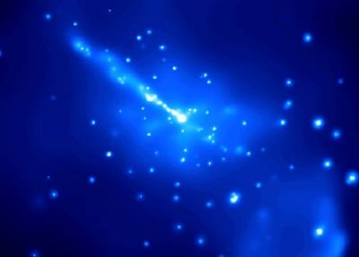 Изображение галактики Центавр A (NGC 5128) в рентгеновском диапазоне. Фото NASA