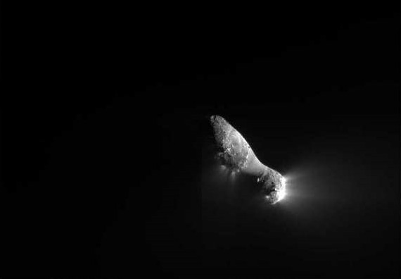 Комета Хартли-2 глазами аппарата Deep Impact. Фото EPOXI/JPL/NASA 3