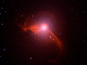 Галактика M87. Иллюстрация NASA/CXC/CfA