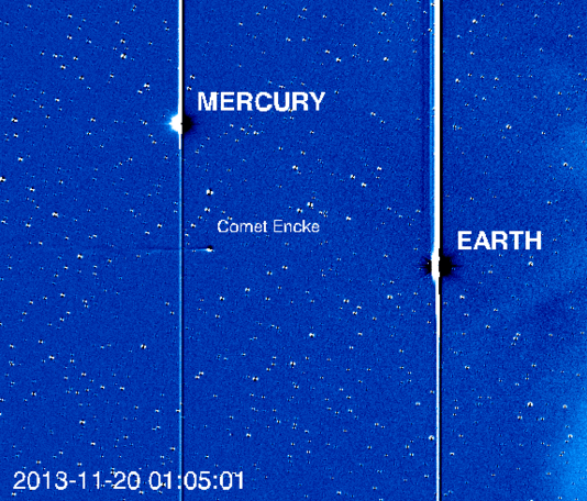 Кометы ISON и Энке.