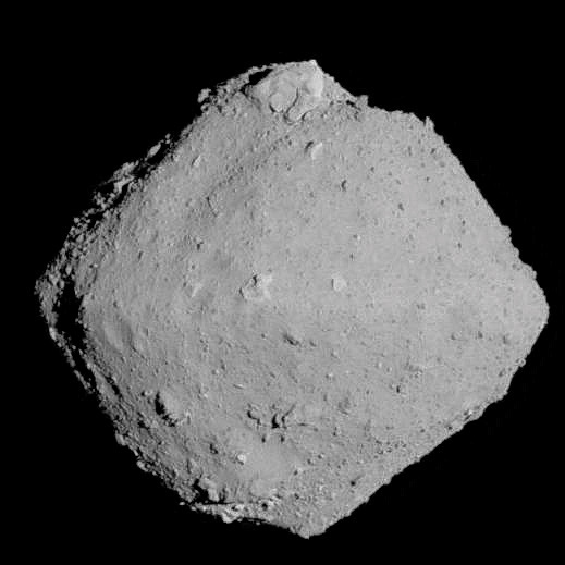Астероид (162173) Рюгу. Резкость фотографии увеличена.