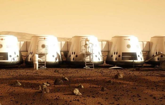 Колония на Марсе.
