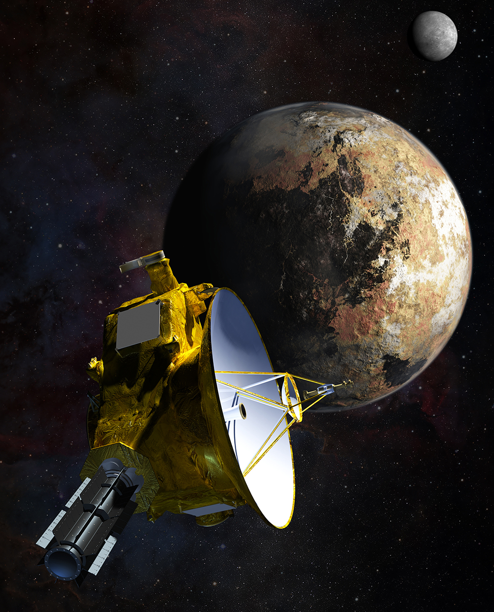 New Horizons в системе Плутон-Харон. 