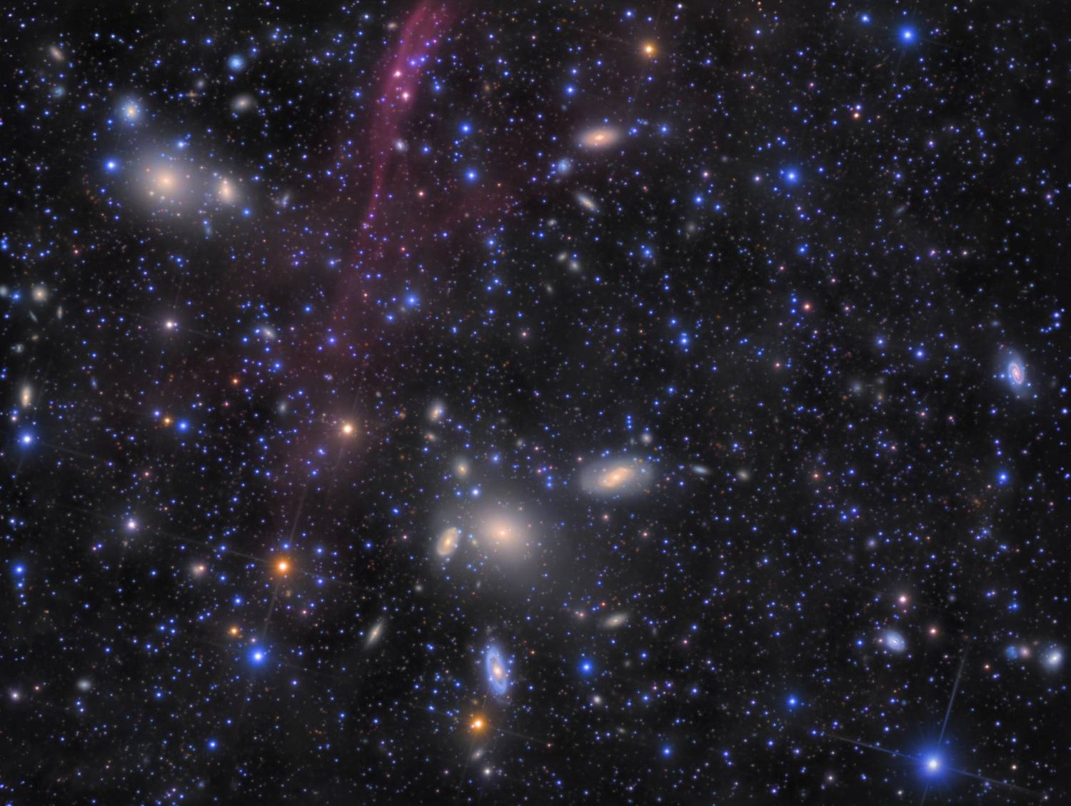Скопление галактик Abell S0665. 