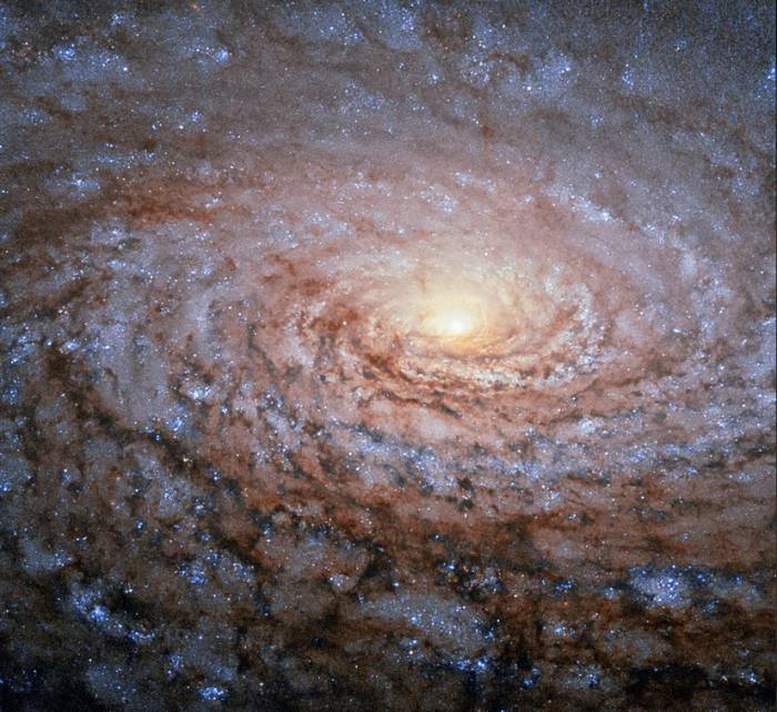 Спиральная галактика M63. 
