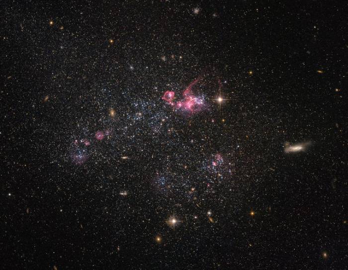 На изображении карликовая галактика UGC 4459.