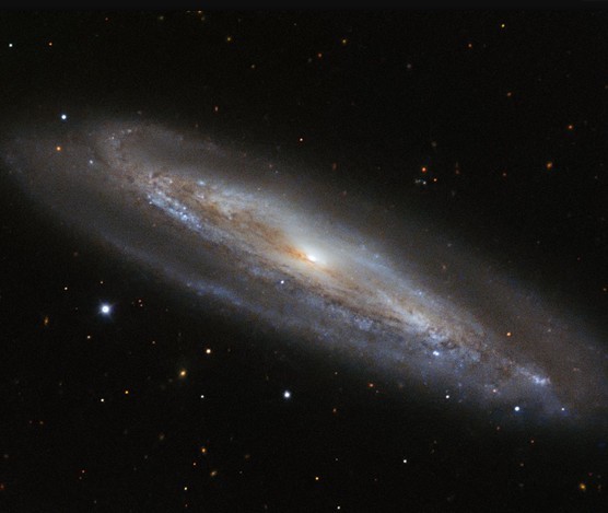 Спиральная галактика M98.