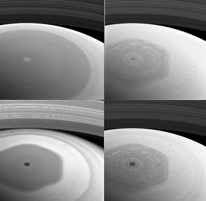 Шестиугольник на Сатурне.