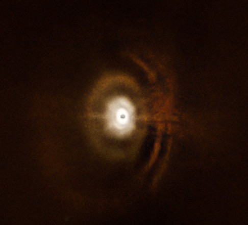 Протопланетный диск вокруг звезды HD97048.