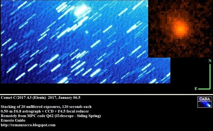 Комета C/2017 A3 (Elenin)