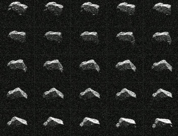 Радиоснимки астероида 2017 BQ6.