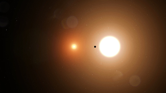 TOI 1338 b, расположенная на расстоянии 1300 световых лет.