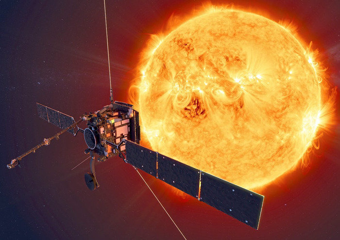 Художественное изображение солнечного зонда Solar Orbiters.