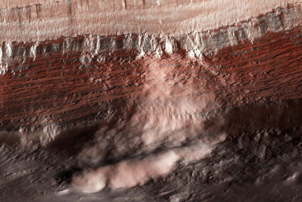 Оползень на Марсе