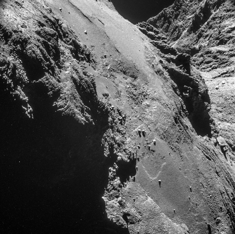 Поверхность кометы 67P/Чурюмова — Герасименко